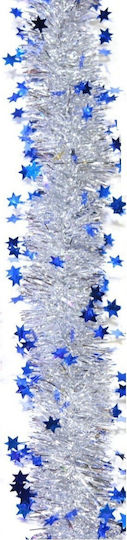 Lighted Christmas Garland Blue 200cm 1pc