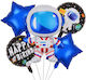 Set 5 Baloane Folie Metalizată Happy Birthday F...