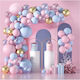 Decorative Balloons Gender Party Flippy Arch Set 130 Balloons Pink Blue Balloon Arch Gold Confetti Balloons Multicolor