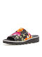 Flache Sandalen für Damen in Schwarz Farbe