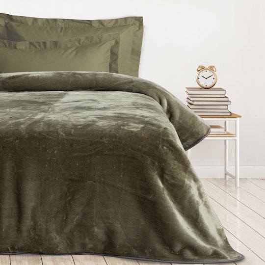 Das Home Blanket Velvet 0290 Grey 160x220cm