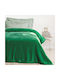 Das Home Κουβέρτα Βελουτέ 0293 Green 160x220εκ.