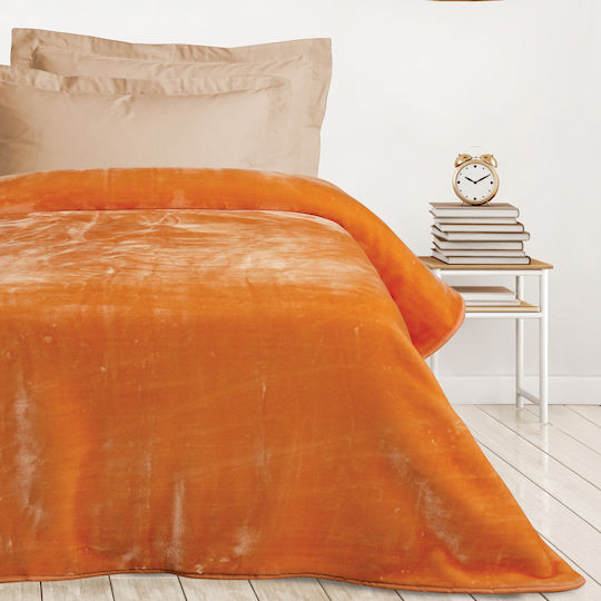Das Home Blanket Velvet 0297 Salmon 160x220cm