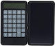 Calculator Reîncărcabil de Mână cu Tablă de Scris Flippy Calculator Portabil Ecran LCD Afișaj 12 Cifre Ecran 15 Cm Culoare Neagră