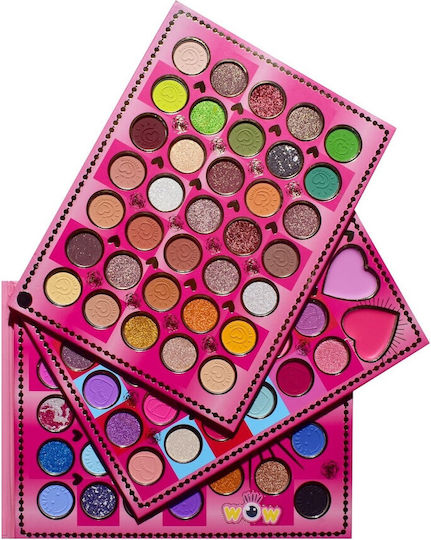 Set Machiaj Kevin Coco Mean Girl Rose Fard de Pleoape Iluminator Blush Cremă 97 Culori 21 X 15.7 X 2.4 Cm