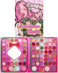 Kevinandcoco Makeup Set 72 Colors Eyeshadow Palette Highlighters Blush Christmas Babe Model Globe Mirror 25.5x20x1.7 Cm Multicolor Kevinandcoco Makeup Set 72 Colors Eyeshadow Palette Highlighters Blush Christmas Babe Model Globe Mirror 25.5x20x1.7 Cm Multicolor