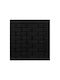 Panouri Decorative 3D Din Spumă Autoadezive Negre 70x77cm 10 Bucăți