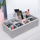 Stand De Organizare Cosmetice Cu Niveluri Gri 32x16x10cm