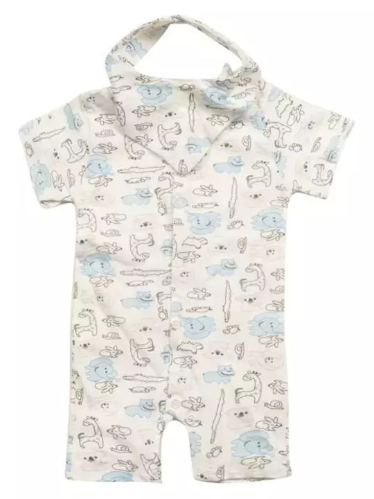 Hashtag Baby Bodysuit Short-Sleeved White