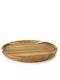 Ibili Plate Shallow Wooden with Diameter 24cm