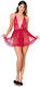 Women's Baby Doll String Moongirl Elektra Burgundy