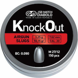 Jsb Knock Out Slugs 7,62mm 30 3,250g 150pcs