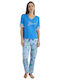 Set Pijamale pentru Femei Blue