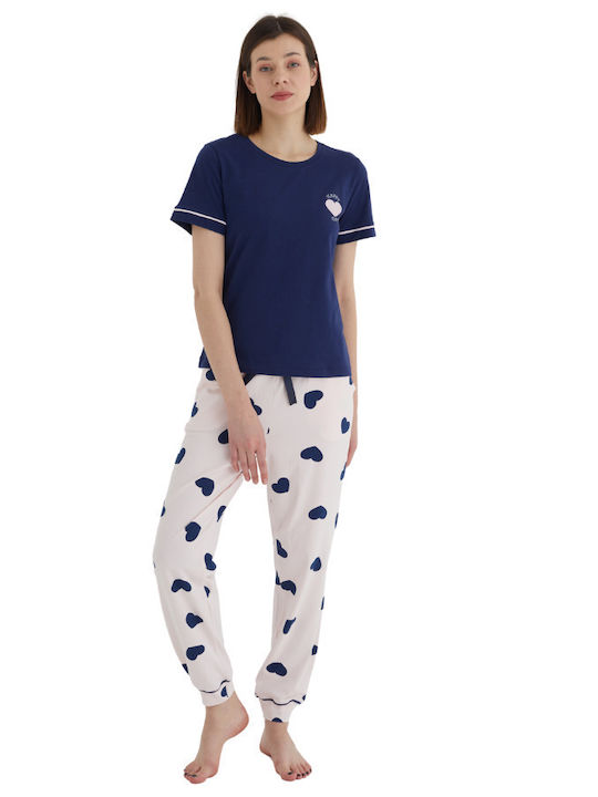 Set Pijamale pentru Femei Dark Blue