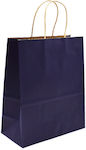 Metron Papier Tasche für Geschenke Blau 22x11x2...