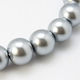 Glass Silver Beads 8mm Approximately 105pcs