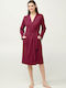 Vamp Winter Women's Robe Red Beet