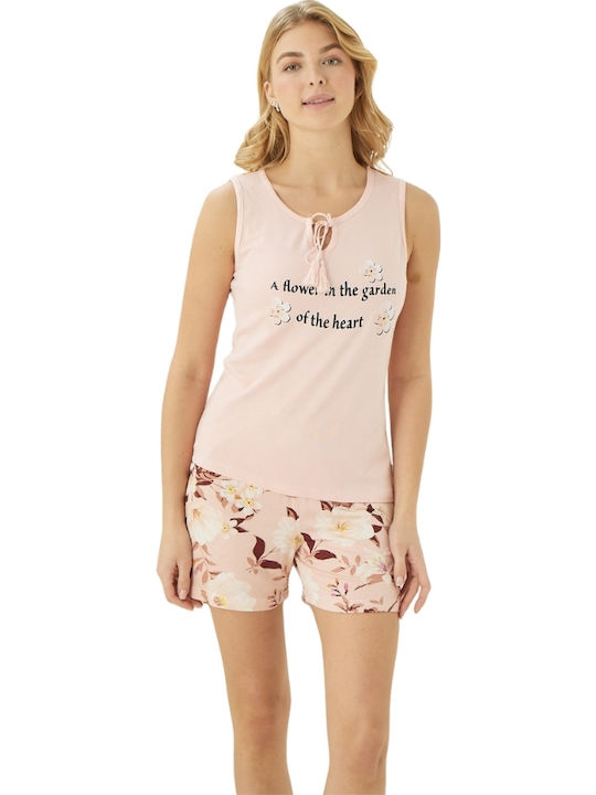 Modalove Set Pijamale pentru Femei Pink