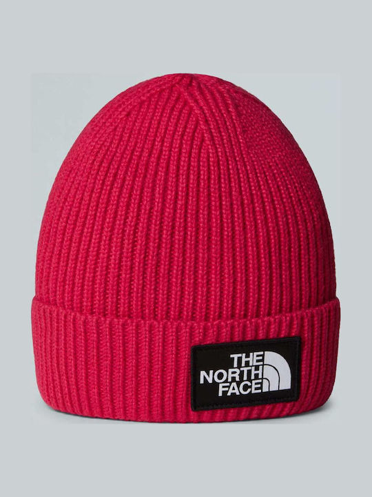 Kids Beanie Knitted Fuchsia