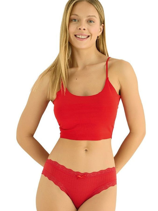 Vanilya Secret Damen Boxer Red