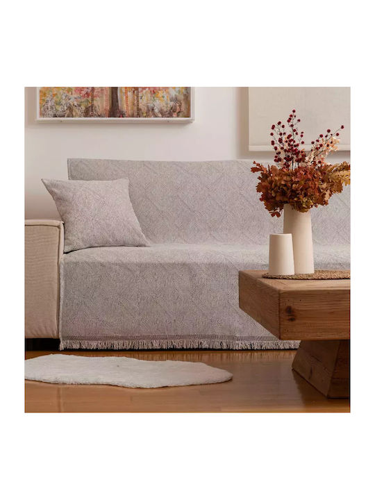Borea Bari Four-Seater Sofa Throw Chenille 180x...