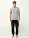 Vamp Men's Winter Pajama Pants Black