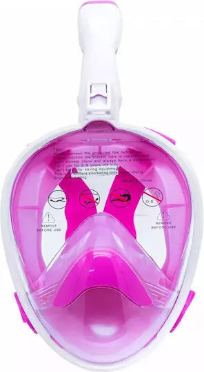 Bluewave Bluewave Vollgesicht Tauchmaske Rosa/Weiß