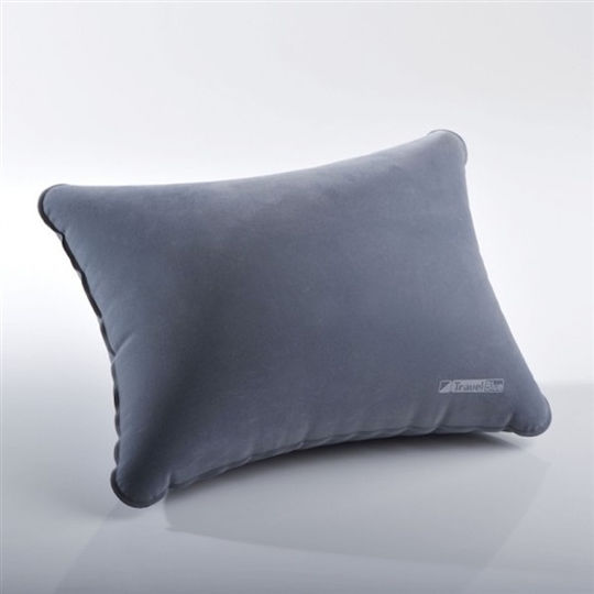 Travel Plus Travel Pillow with Carrying Case Gray