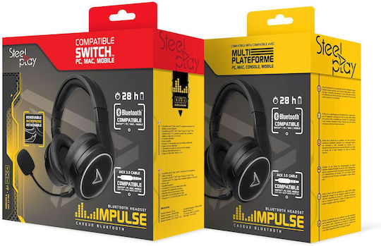 Steelplay Impulse Wireless Over Ear Gaming Headset with 3.5mm / Bluetooth Connectivity for Nintendo Switch / PC