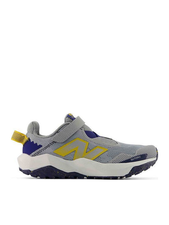 Dynasoft Nitrel Kinder Sportschuhe Laufen mit Bügel- und Schleifenverschluss Gray