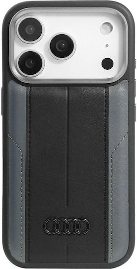 Audi Case A6 Synthetic Leather Magsafe Iphone 17 Pro Black Au-tpupcmip17p-a6/d1-bk