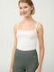 Women's High-waisted Fabric Trousers Green Urban