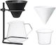 Set Ulcior Dripper Stand Fontă Kinto Slow Coffee Style 700 Ml