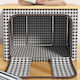 Plastic Husă pentru Haine în Culoare Negru 50x40x33cm 1buc