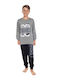 Tarik Kids' Pajamas Winter Light Grey