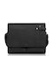 Leder Herren Tasche Bote Schwarz