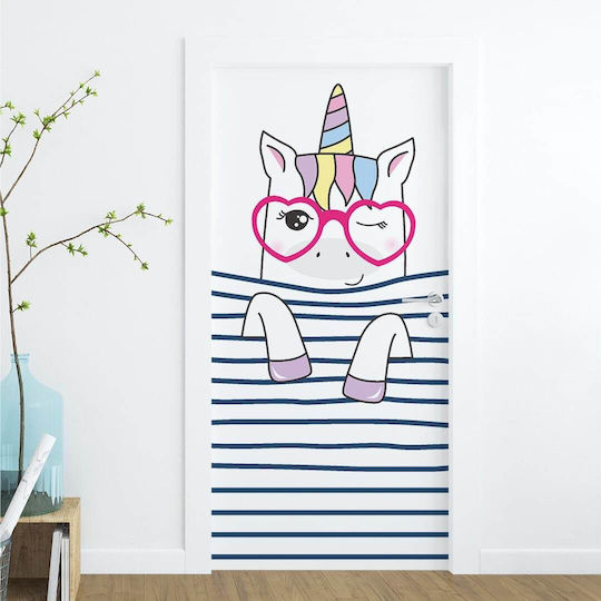 Caravelshop Детска стикерна за стена Врата 110x90бр