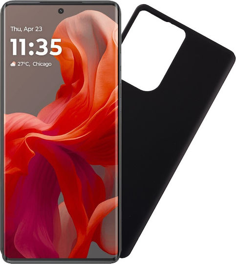 Volte-Tel Silicone Back Cover Black for Moto G85