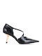 Leder Pumps Animal Print