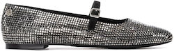 Xti Women's Ballerina Shoes With Silver Strap