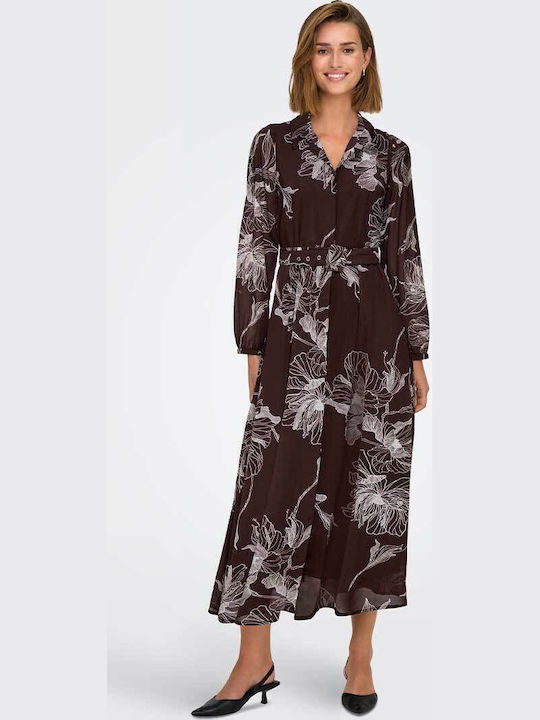 Life Maxi Shirt Dress Chicory Coffee