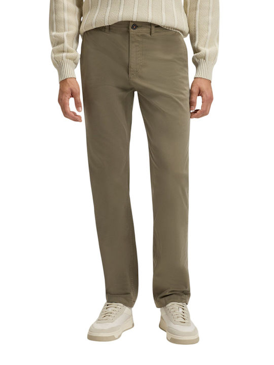 Boss Pantaloni Chino cu Croială Normală Khaki