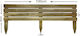 Holz Gartenhecke 1m x 40cm