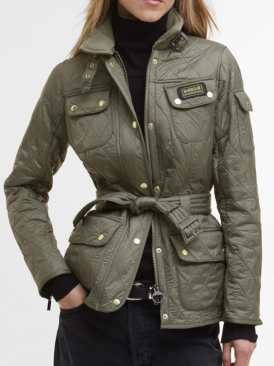 Barbour Women's Lifestyle Jacket for Winter Dusky Khaki