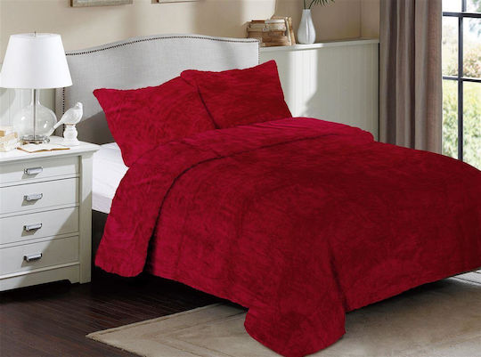 Dimcol Solid Υπέρδιπλη 220x240εκ. Bordeaux