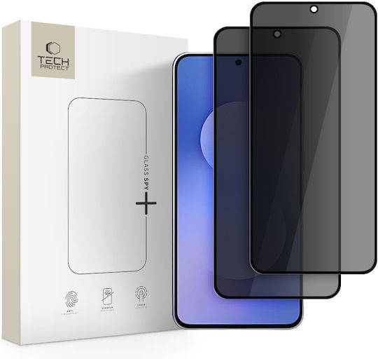 Tech-protect Sticlă Spy+ 2 Bucăți Galaxy S25 Fe Privacy