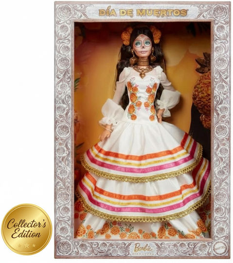 Barbie Dia De Los Muertos Колекционерска Кукла за 6+ години+ години
