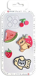 Fabric Stickers Mobile Phone Fabric Decorative Stickers Fruits