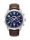 Timberland Newkirk Herrenuhr Batterie mit Braun Lederarmband