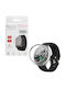 Volte-Tel Edge Cover with Key Plastic Case with Glass in Transparent color for Amazfit Active 2